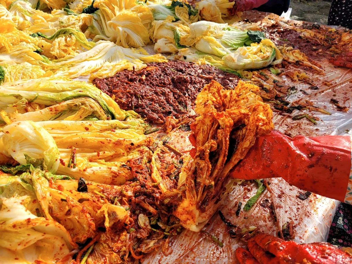 a table topped with lots of different types of food